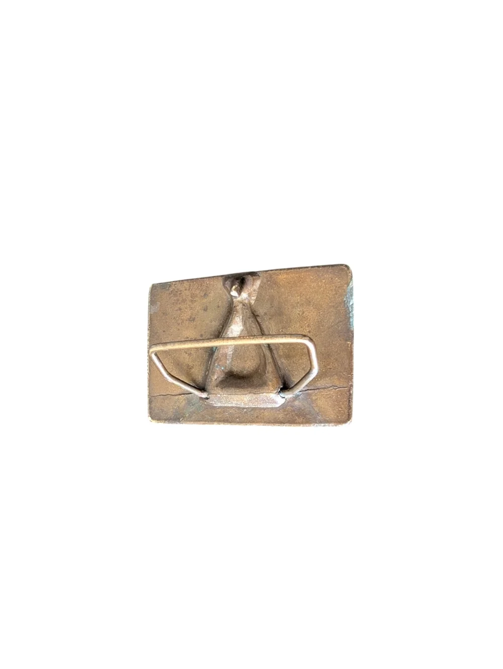 Vintage 70s 80s Jack Daniel's Tennessee Whiskey Bronze Belt Buckle.